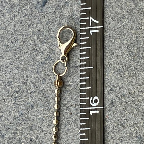 Claires S Initial Necklace Pendant 17 In Mood Changing Colors Silver Chain Retro - Picture 8 of 9